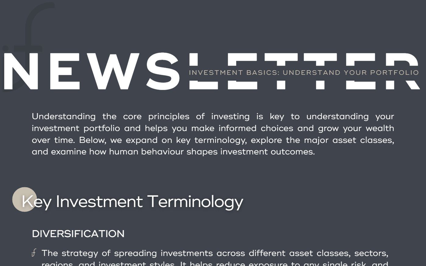 Investment Basics: Understand your portfolio