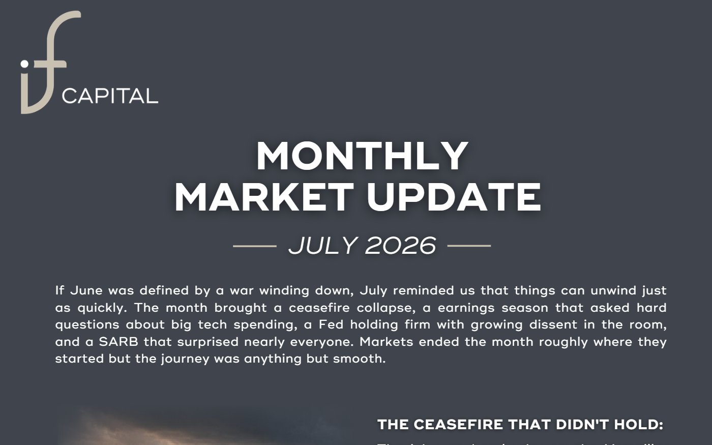 Monthly Market Update - July 2026